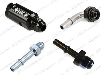 Fuel System Specific Tube / Barb Adapters & Hose Ends