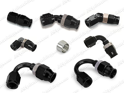 Earls Speed Seal PTFE Hose Ends in Black