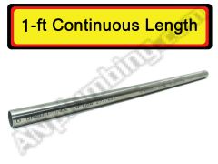 304 Annealed Hard Line - Stainless - 1-ft Pre-cut