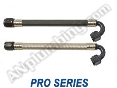 -6 St. / 150 Deg. XRP Race Crimp PTFE Hose Assy